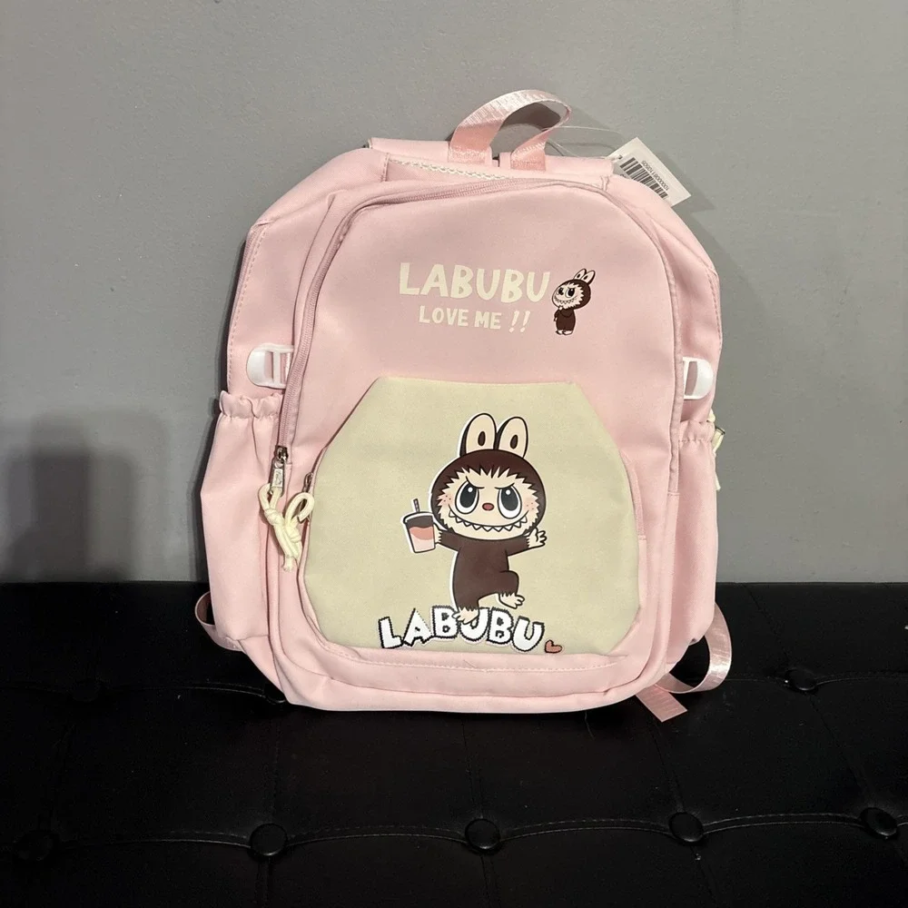 NEW MONSTERS LARGE School BACKPACK‎ Pink Girls